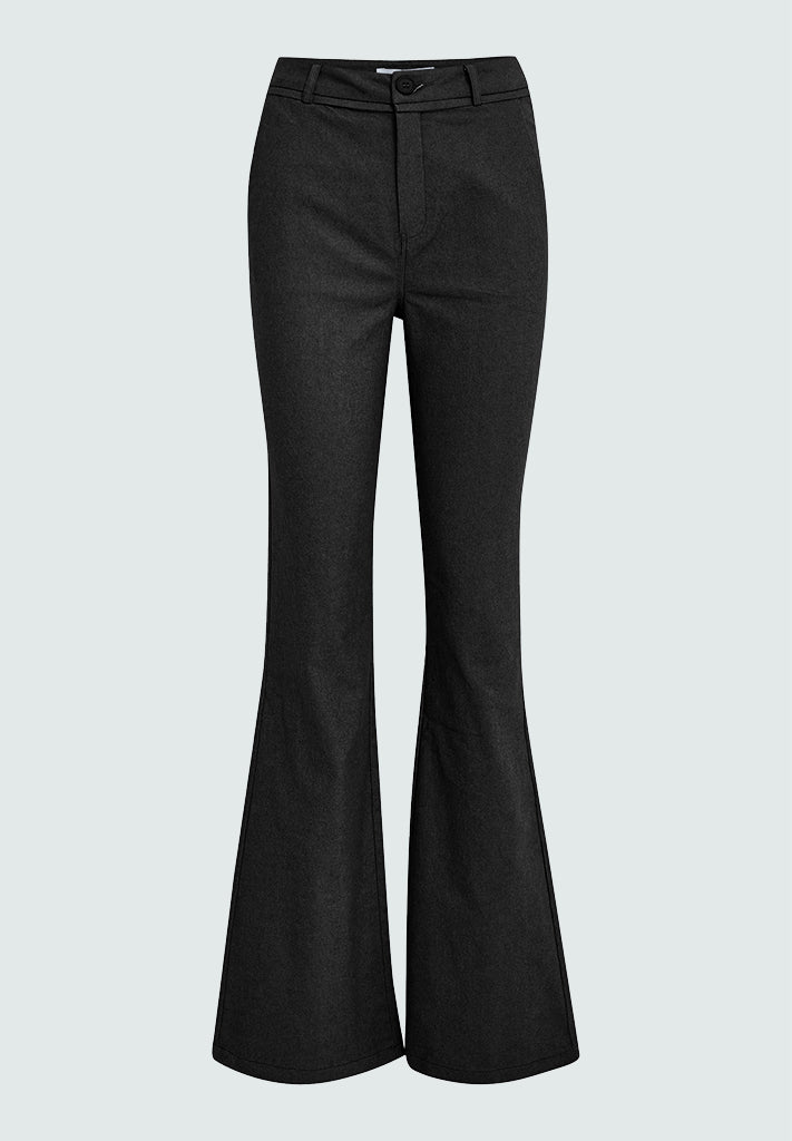 Minus MSCarma Flared Denim Bukser Bukser 111 Black denim
