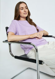 Minus MSCathy GOTS T-Shirt T-Shirt 7140 Pastel Lilac