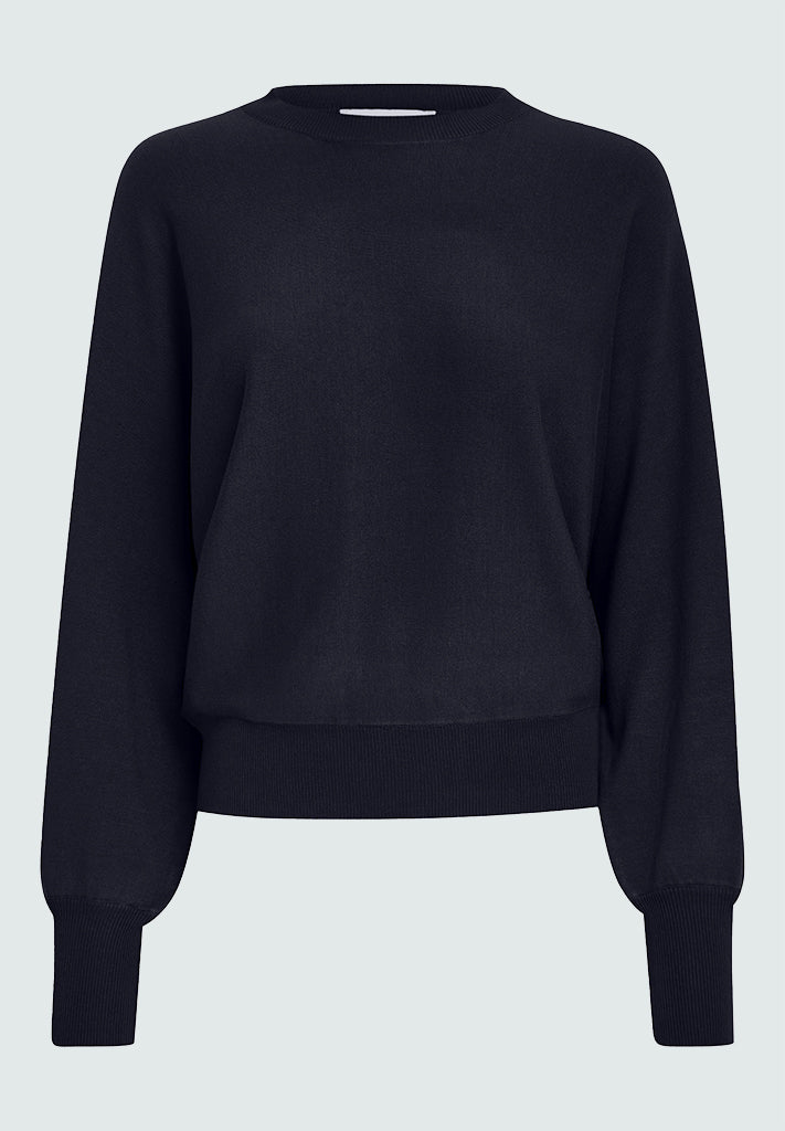 Minus MSDana Pullover Pullover 542 Black Iris Solid