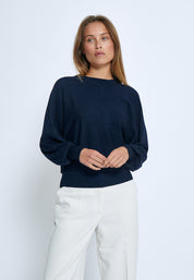 Minus MSDana Pullover Pullover 542 Black Iris Solid