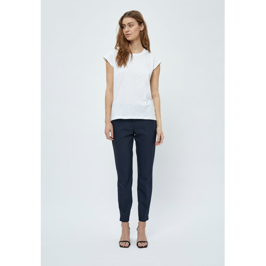 Minus MSDaya MW Bukser 7/8 Bukser 542 Black Iris Solid