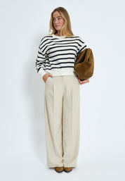Minus MSEstella Sweat Sweatshirts 100S Black Striped