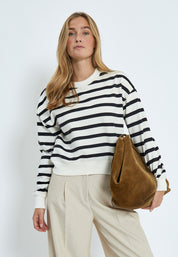Minus MSEstella Sweat Sweatshirts 100S Black Striped