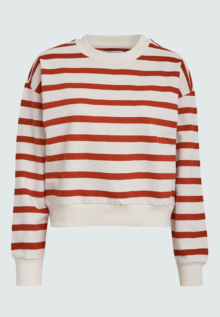 Minus MSEstella Sweat Sweatshirts 4175S Tomato Striped