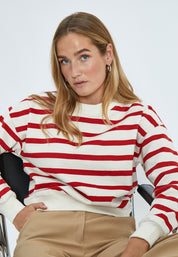 Minus MSEstella Sweat Sweatshirts 4175S Tomato Striped