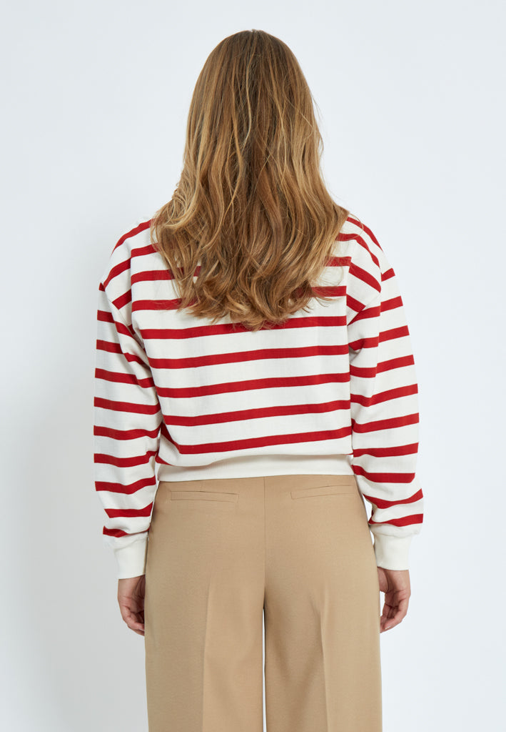 Minus MSEstella Sweat Sweatshirts 4175S Tomato Striped