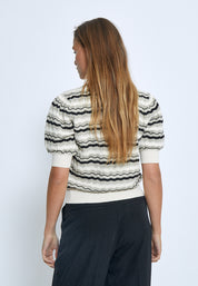 Minus MSEvira Knit T-Shirt Pullover 9015 Sand Gray