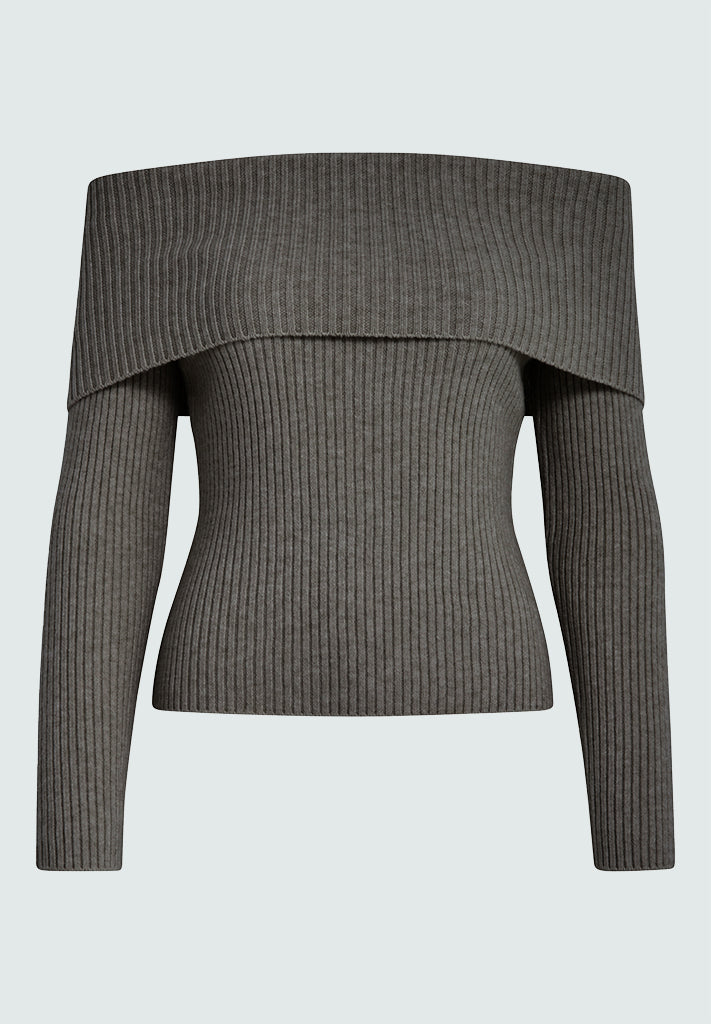 Minus MSFame Pullover Pullover 148M Gunmetal Melange