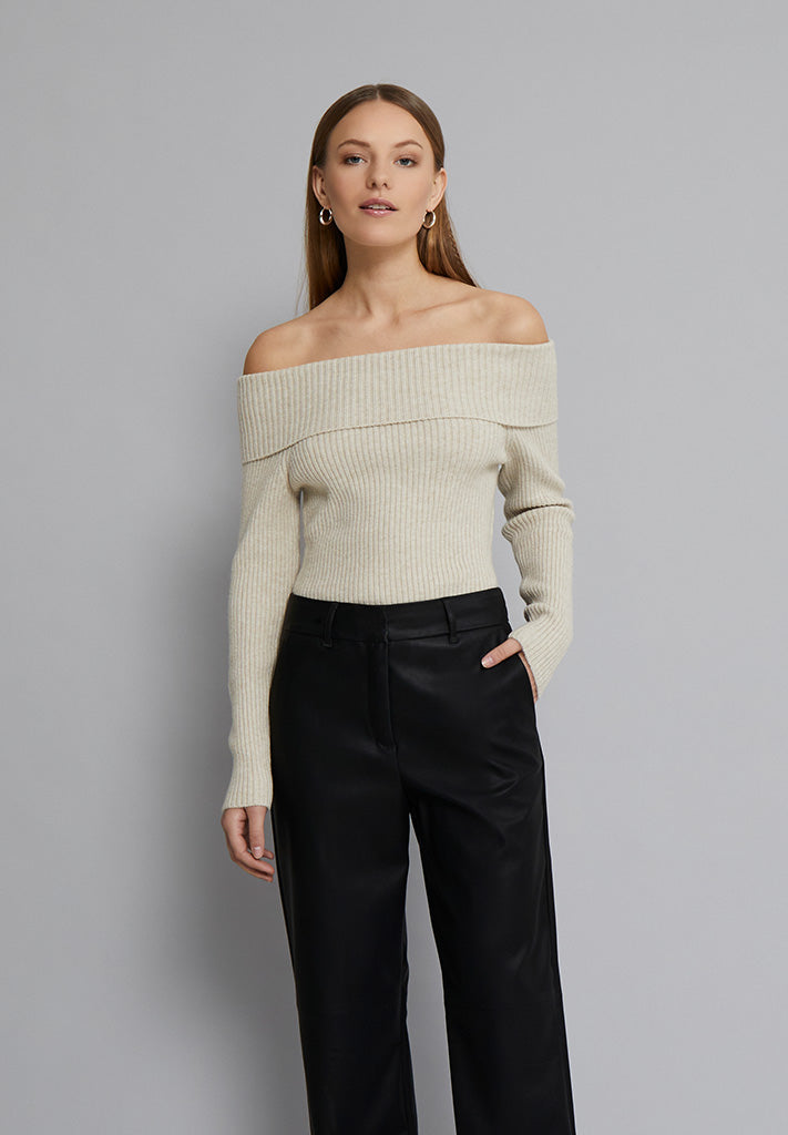 Minus MSFame Pullover Pullover 9015 Sand Gray