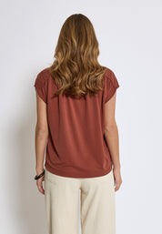 Minus MSFiba Modal T-Shirt T-Shirt 4800 Smoked Paprika