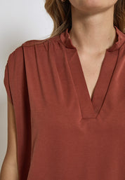 Minus MSFiba Modal T-Shirt T-Shirt 4800 Smoked Paprika