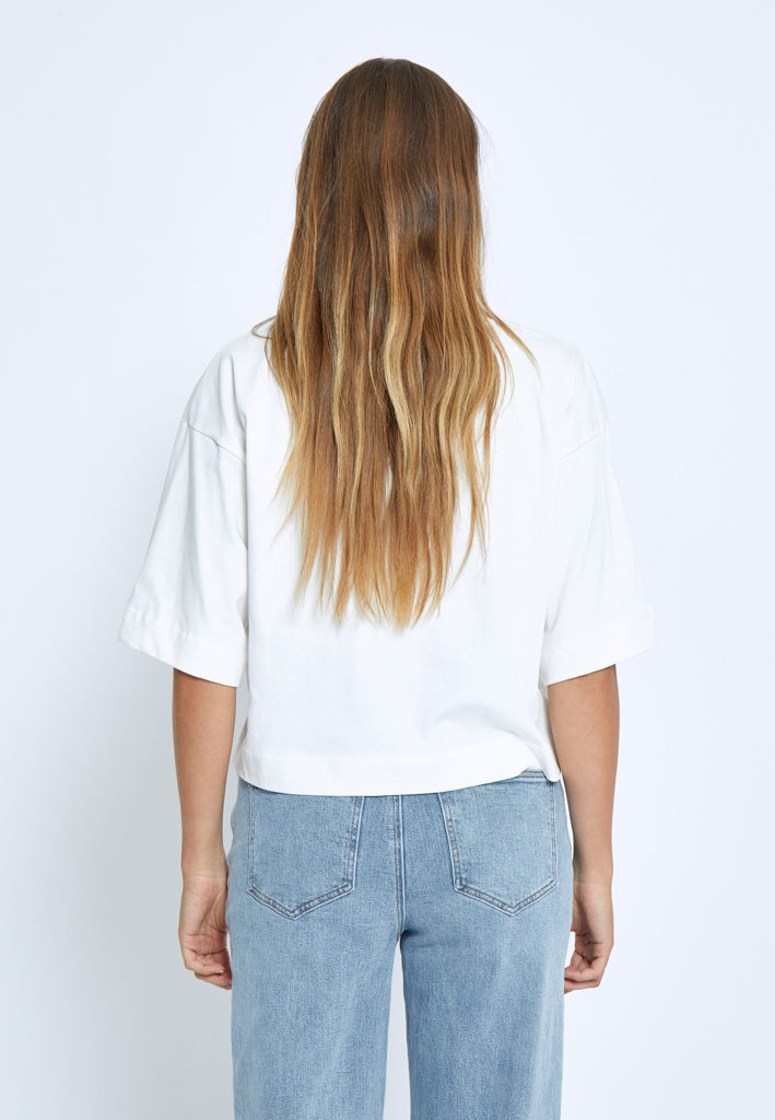 Minus MSGamma Cropped GOTS T-shirt T-Shirt 235 Cloud Dancer