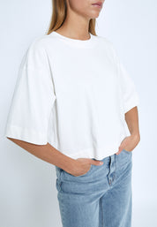Minus MSGamma Cropped GOTS T-shirt T-Shirt 235 Cloud Dancer