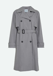 Minus MSGinea Trenchcoat Frakker 8251 Cloud Grey