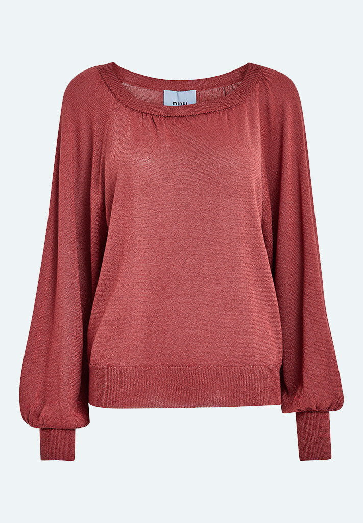 Minus MSHelna Pullover Pullover 6990MET Barn Red Met.