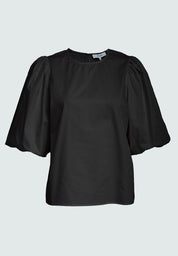 Minus MSJoa Short Sleeve Blouse Bluser Sort