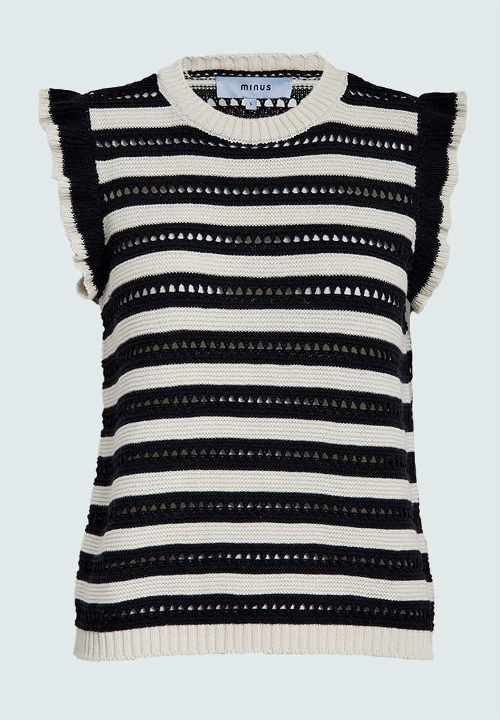 Minus MSJudie Knit Top Toppe Sort