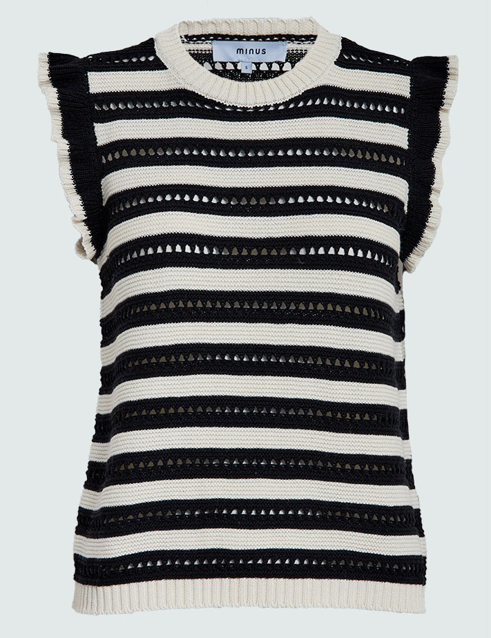 Minus MSJudie Knit Top Toppe Sort