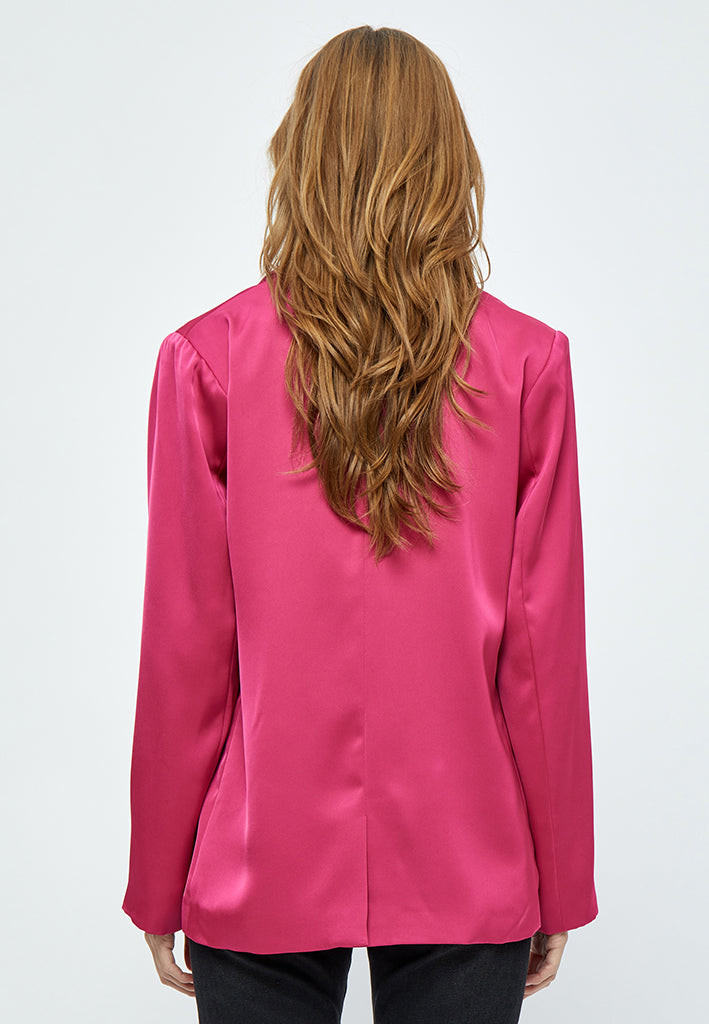 Minus MSJustina Sateen Blazer Blazer 7211 Super Pink