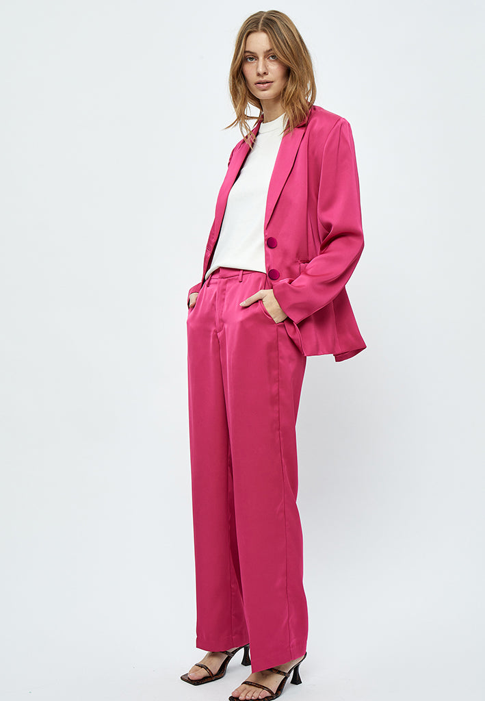 Minus MSJustina Sateen Blazer Blazer 7211 Super Pink