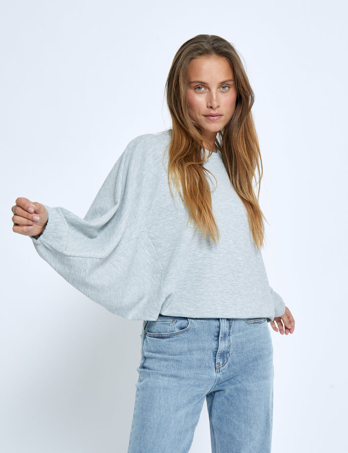 Minus MSKolini Sweat Sweatshirts 112M Light Grey Melange
