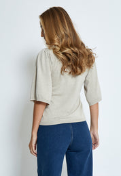 Minus MSKylina T-Shirt T-Shirt 9015M Sand Gray Melange
