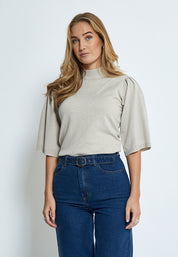 Minus MSKylina T-Shirt T-Shirt 9015M Sand Gray Melange