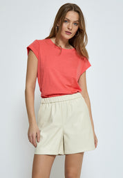 Minus MSLeti T-Shirt T-Shirt 4174 Hot Coral