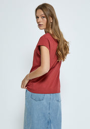 Minus MSLeti T-Shirt T-Shirt 6990 Barn Red