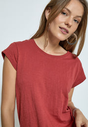 Minus MSLeti T-Shirt T-Shirt 6990 Barn Red
