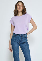 Minus MSLeti T-Shirt T-Shirt 7140 Pastel Lilac