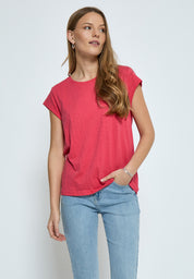 Minus MSLeti T-Shirt T-Shirt 7220 Teaberry Pink