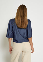 Minus MSLevana Shirt Skjorter 006 Dark Denim