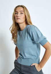 Minus MSLiva Strik Pullover Pullover 1043M Citadel Blue Mel.
