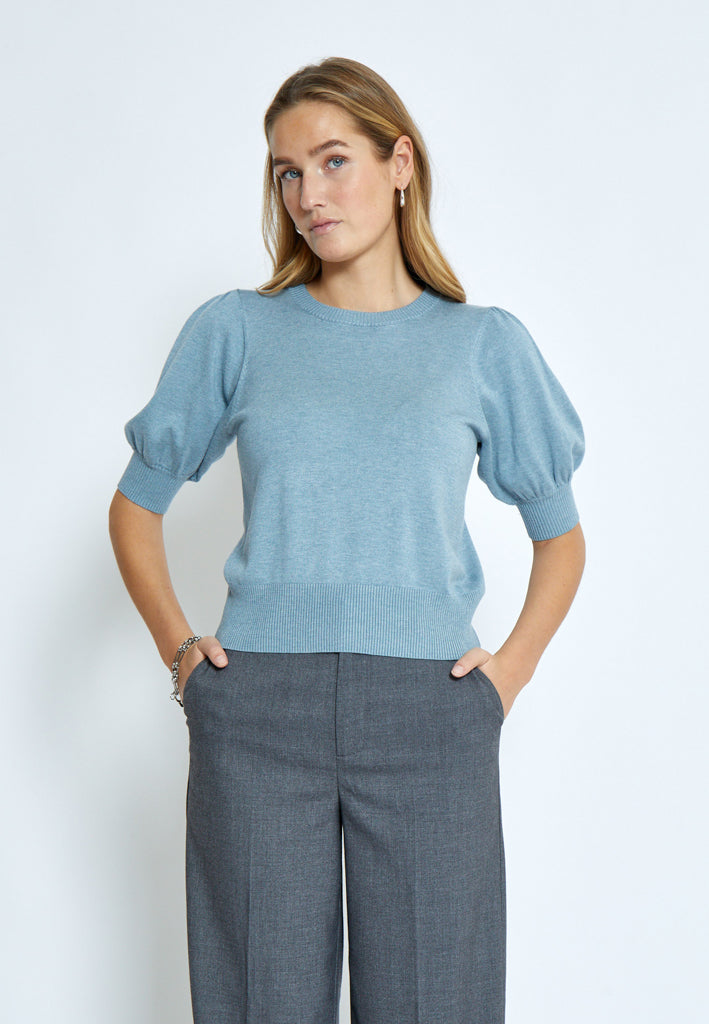 Minus MSLiva Strik Pullover Pullover 1043M Citadel Blue Mel.