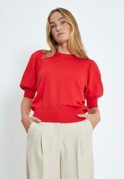 Minus MSLiva Strik Pullover Pullover 4175 Tomato