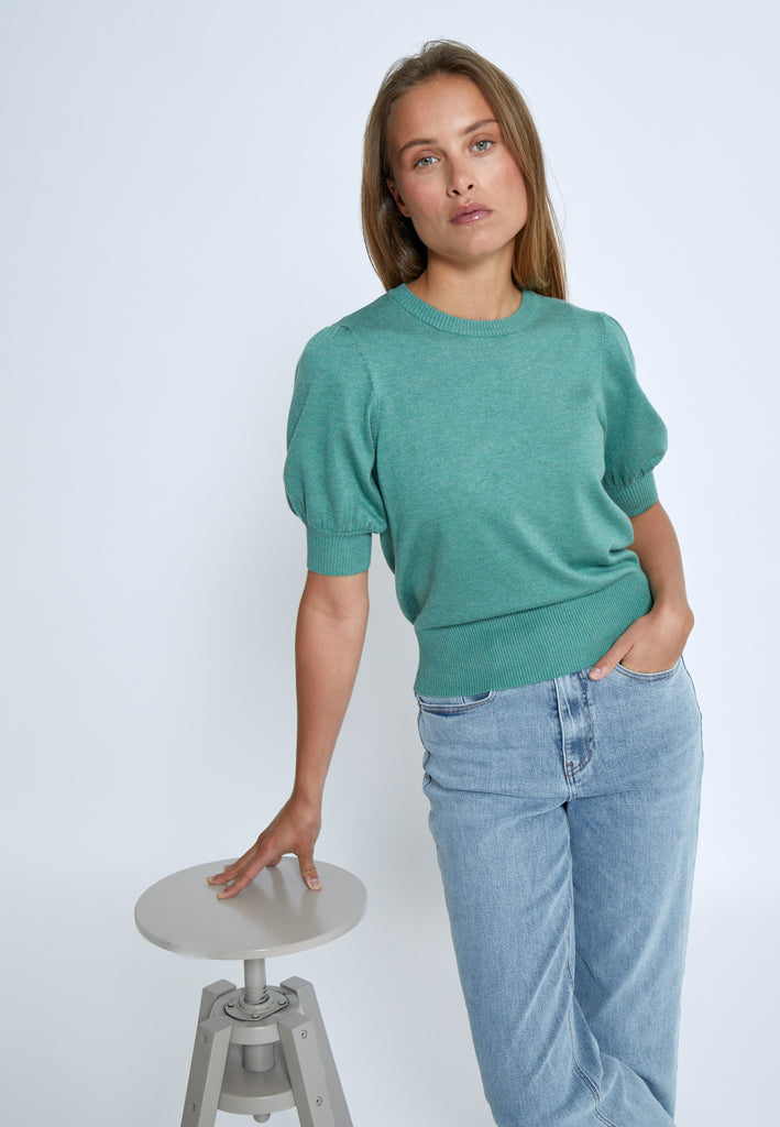 Minus MSLiva Strik Pullover Pullover 5811M Frosty Spruce Mel.