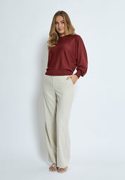 Minus MSLivina Bukser Bukser 0175 Light Birch