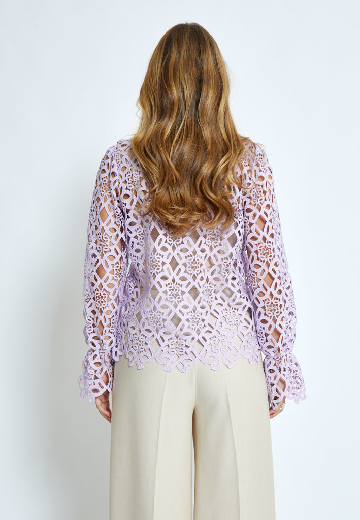 Minus MSLotte Blouse Bluser 7140 Pastel Lilac