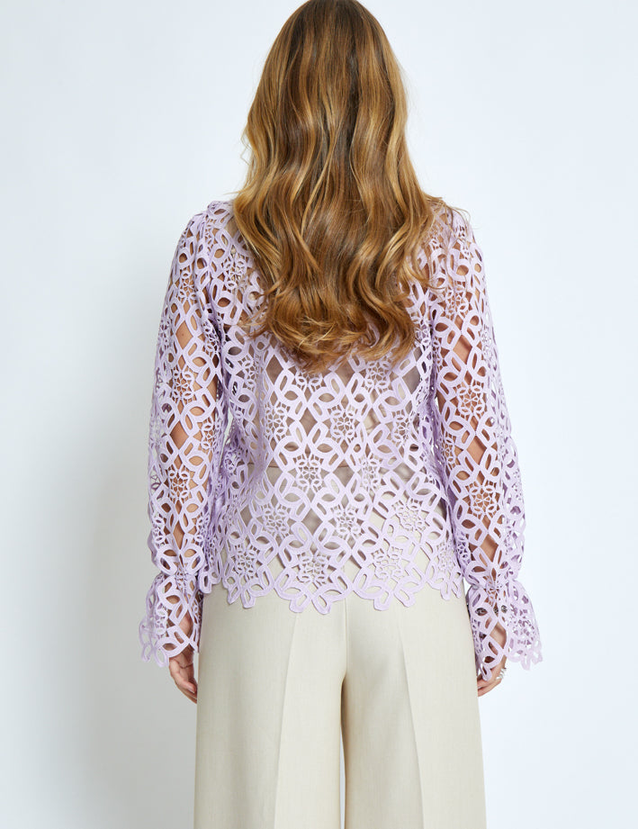 Minus MSLotte Blouse Bluser 7140 Pastel Lilac