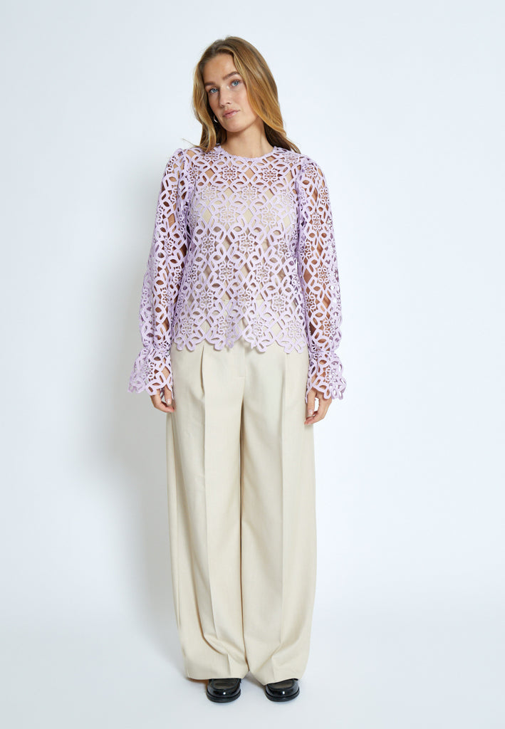 Minus MSLotte Blouse Bluser 7140 Pastel Lilac