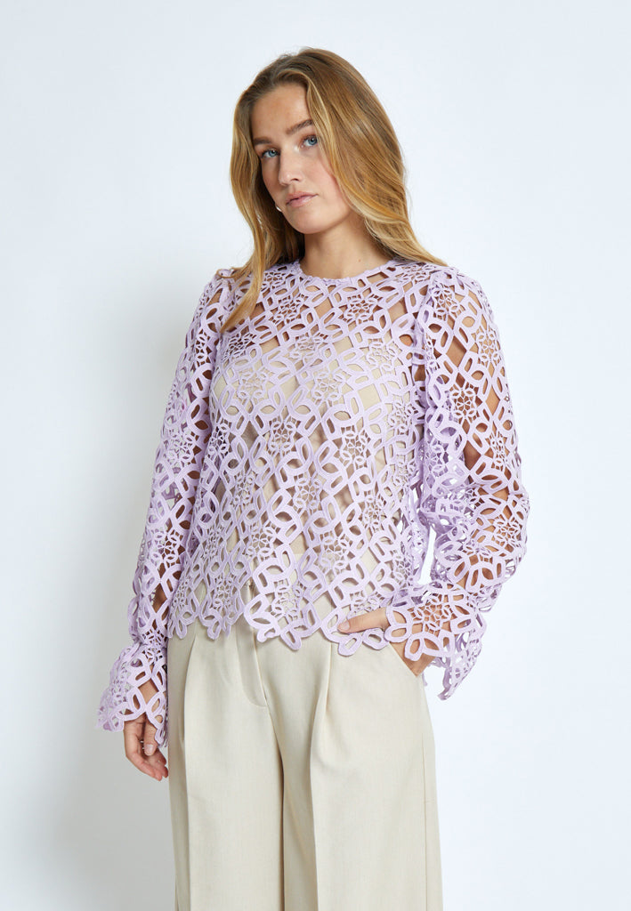 Minus MSLotte Blouse Bluser 7140 Pastel Lilac