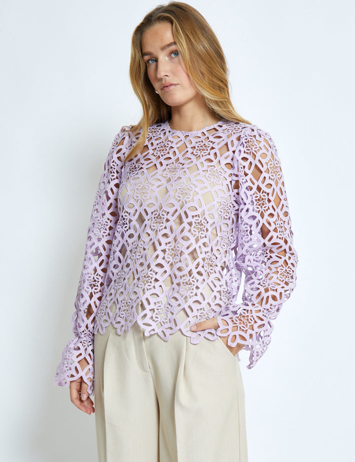 Minus MSLotte Blouse Bluser 7140 Pastel Lilac