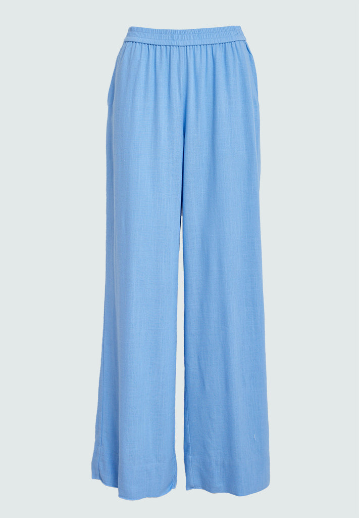 Minus MSLucina Mid Waist Pant Bukser 1048 Ice Blue