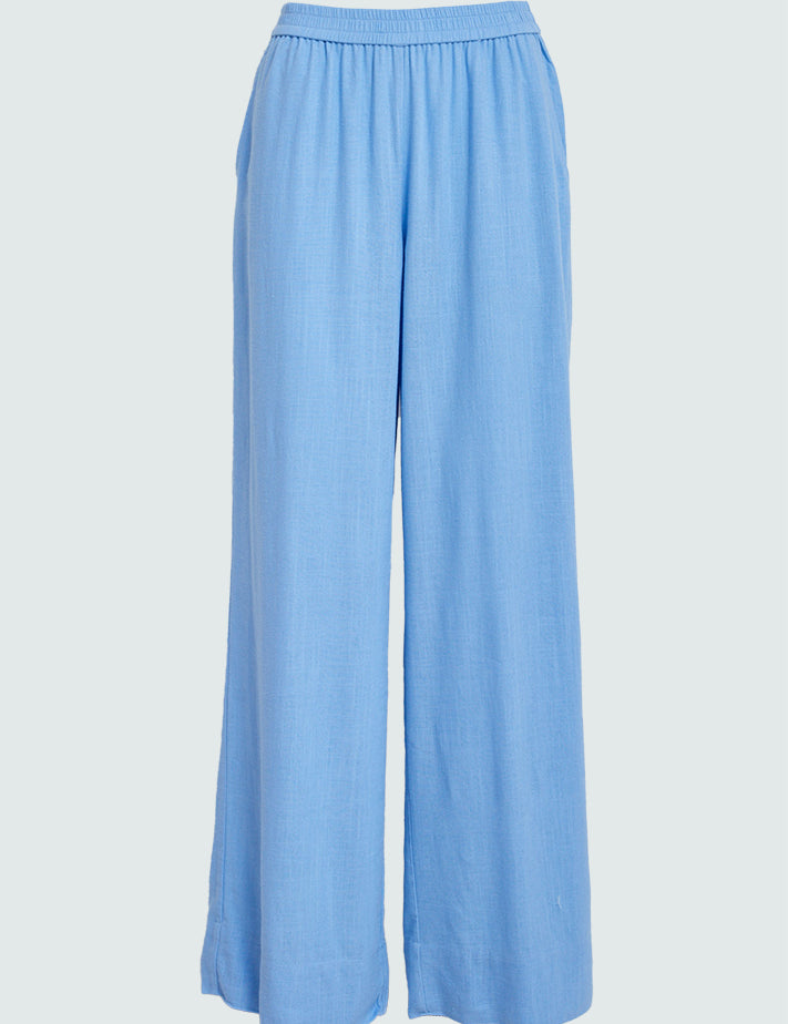 Minus MSLucina Mid Waist Pant Bukser 1048 Ice Blue