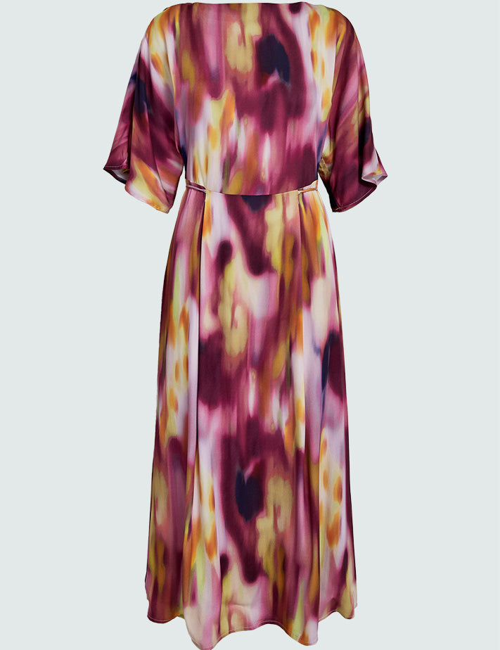 Minus MSLucinda Midi Dress Kjoler 7140P Pastel Lilac Print
