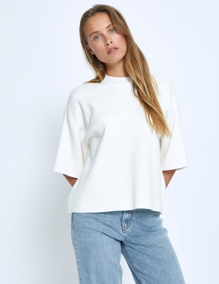 Minus MSLupi Knit T-Shirt T-Shirt 235 Cloud Dancer