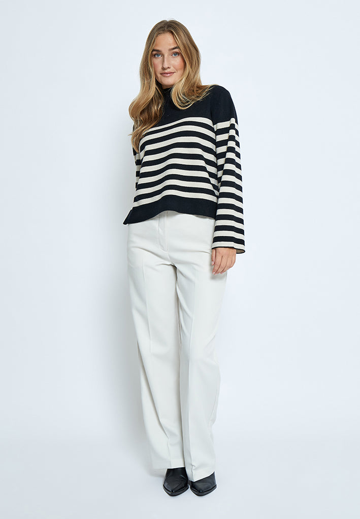 Minus MSLupi Pullover Pullover 100S Black Striped