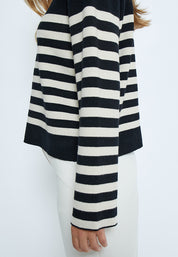 Minus MSLupi Pullover Pullover 100S Black Striped