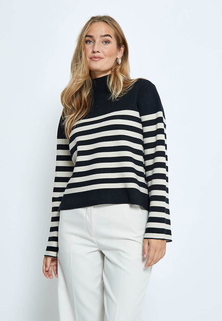 Minus MSLupi Pullover Pullover 100S Black Striped